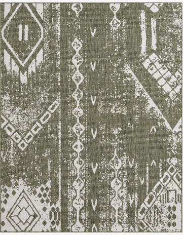 7' 10 x 10' Easy-Clean Bohemian Indoor / Outdoor Rug