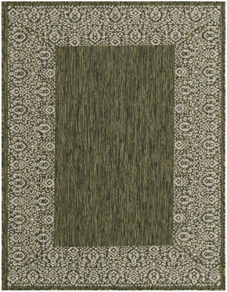 Detail image of 4' x 6' Easy-Clean Border Indoor / Outdoor Rug
