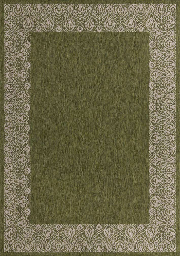 10' x 14' Easy-Clean Border Indoor / Outdoor Rug