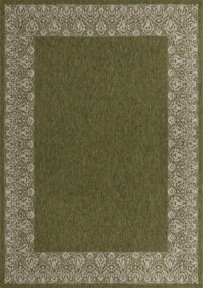 Detail image of 10' x 14' Easy-Clean Border Indoor / Outdoor Rug