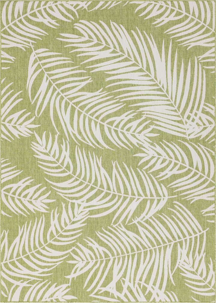 9' x 12' Easy-Clean Botanical Indoor / Outdoor Rug