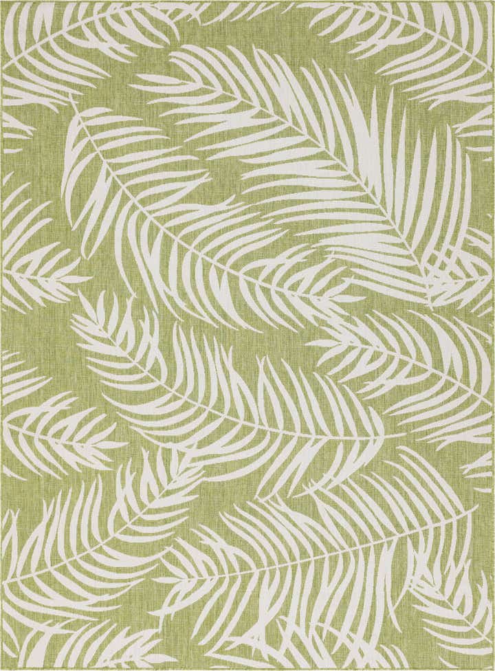 9' x 12' Easy-Clean Botanical Indoor / Outdoor Rug