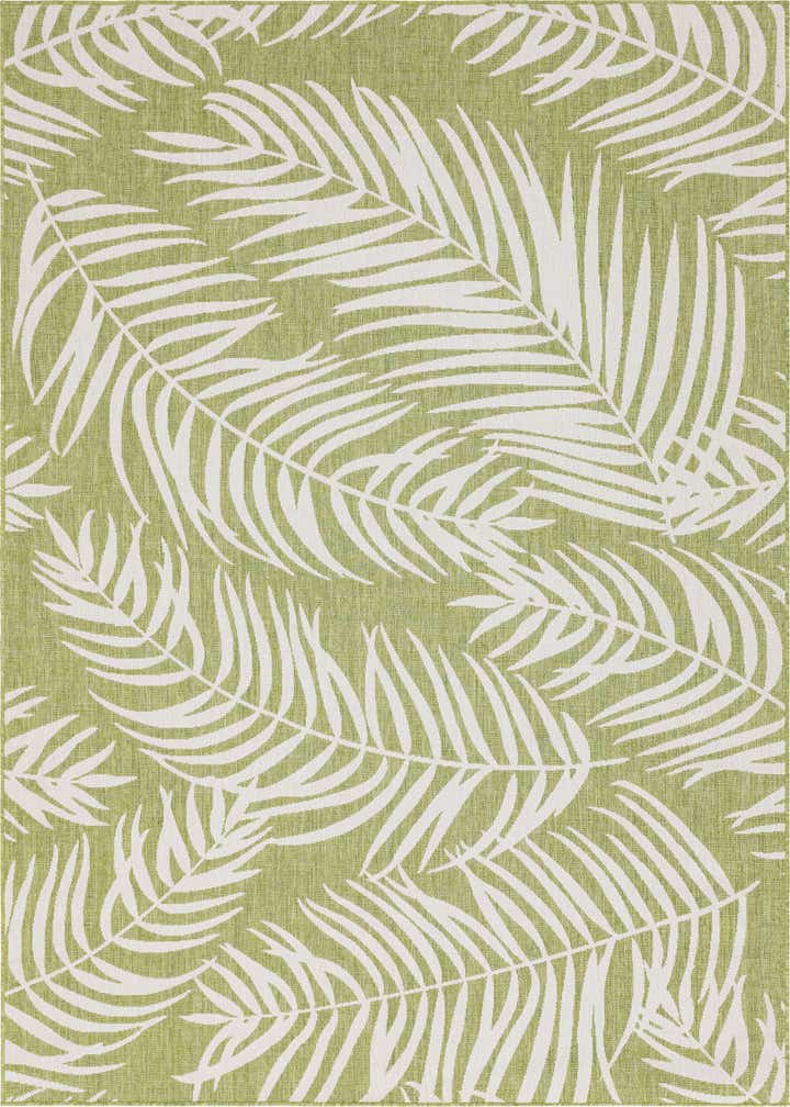 7' 10 x 11' Easy-Clean Botanical Indoor / Outdoor Rug