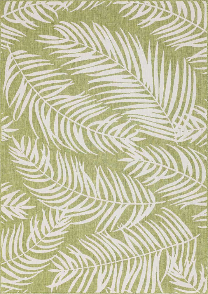 7' 10 x 11' Easy-Clean Botanical Indoor / Outdoor Rug