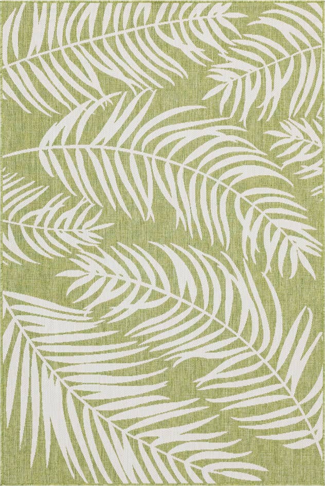 Detail image of 6' x 9' Easy-Clean Botanical Indoor / Outdoor Rug
