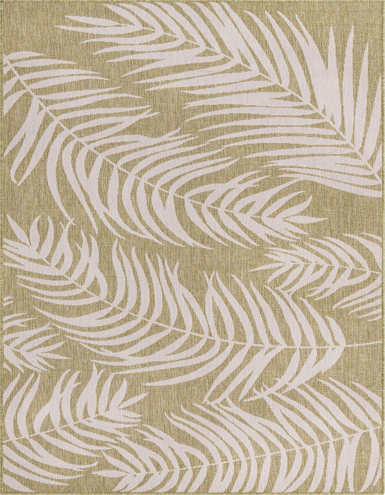 5' 3 x 8' Easy-Clean Botanical Indoor / Outdoor Rug