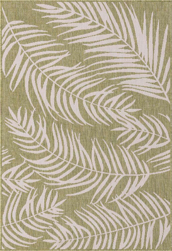 4' x 6' Easy-Clean Botanical Indoor / Outdoor Rug