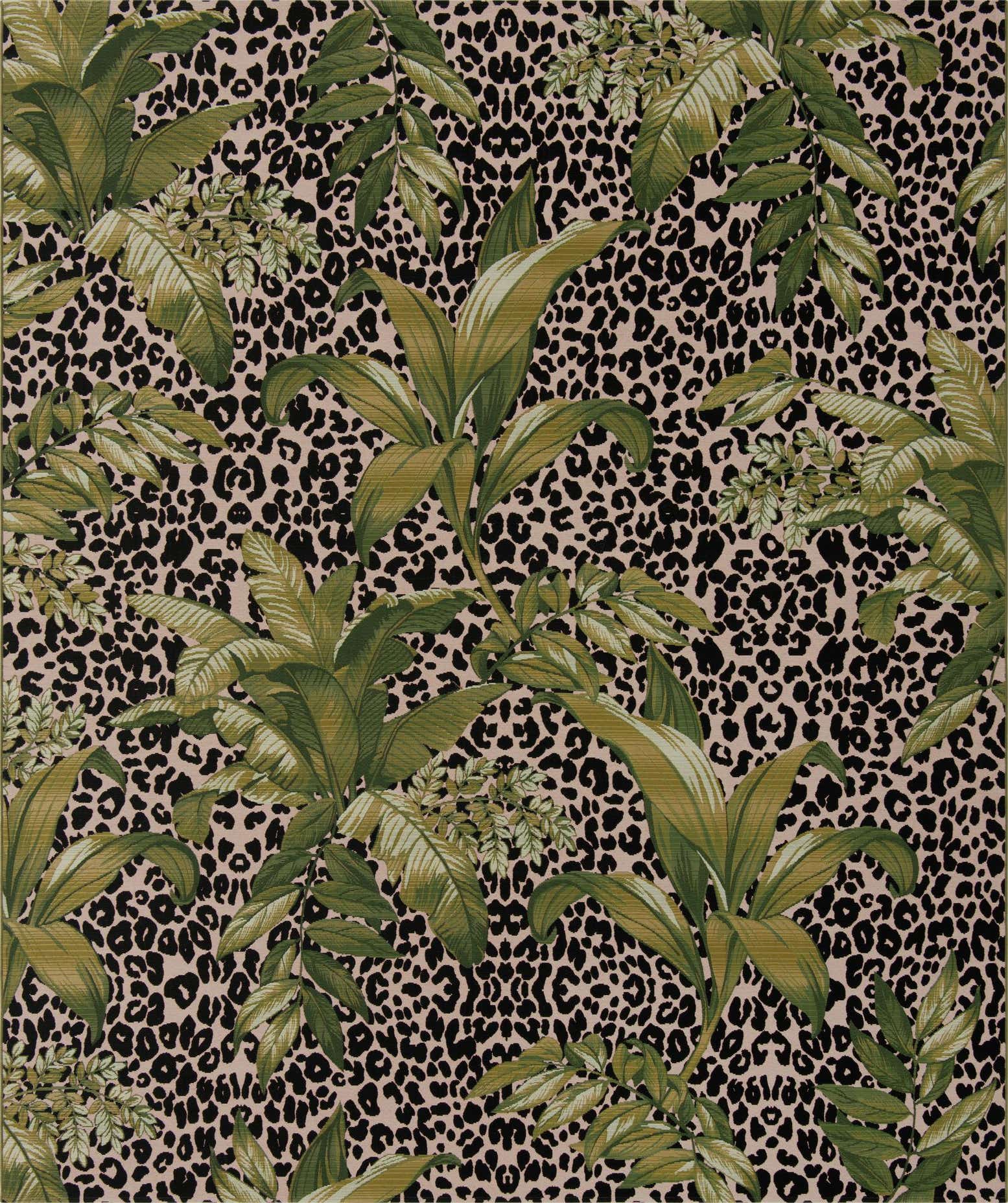 10' x 12' Easy-Clean Botanical Indoor / Outdoor Rug