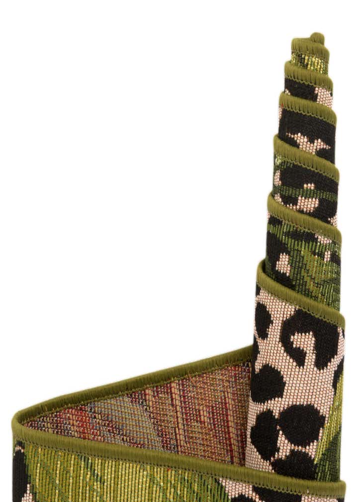 5' 3 x 8' Easy-Clean Botanical Indoor / Outdoor Rug