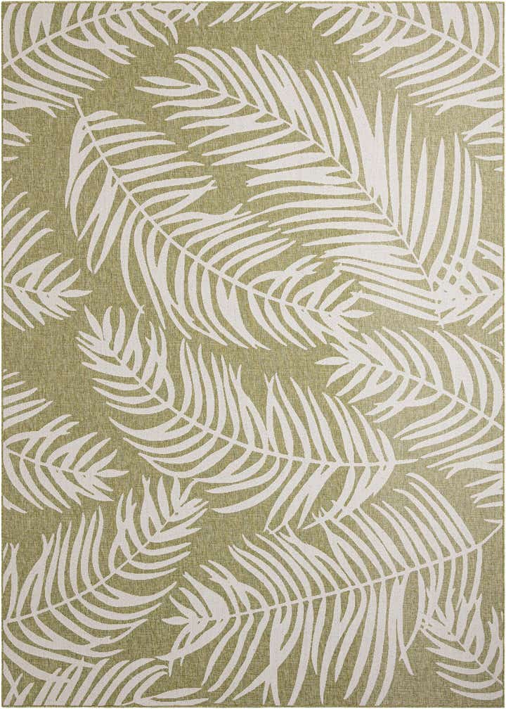 10' x 13' Easy-Clean Botanical Indoor / Outdoor Rug