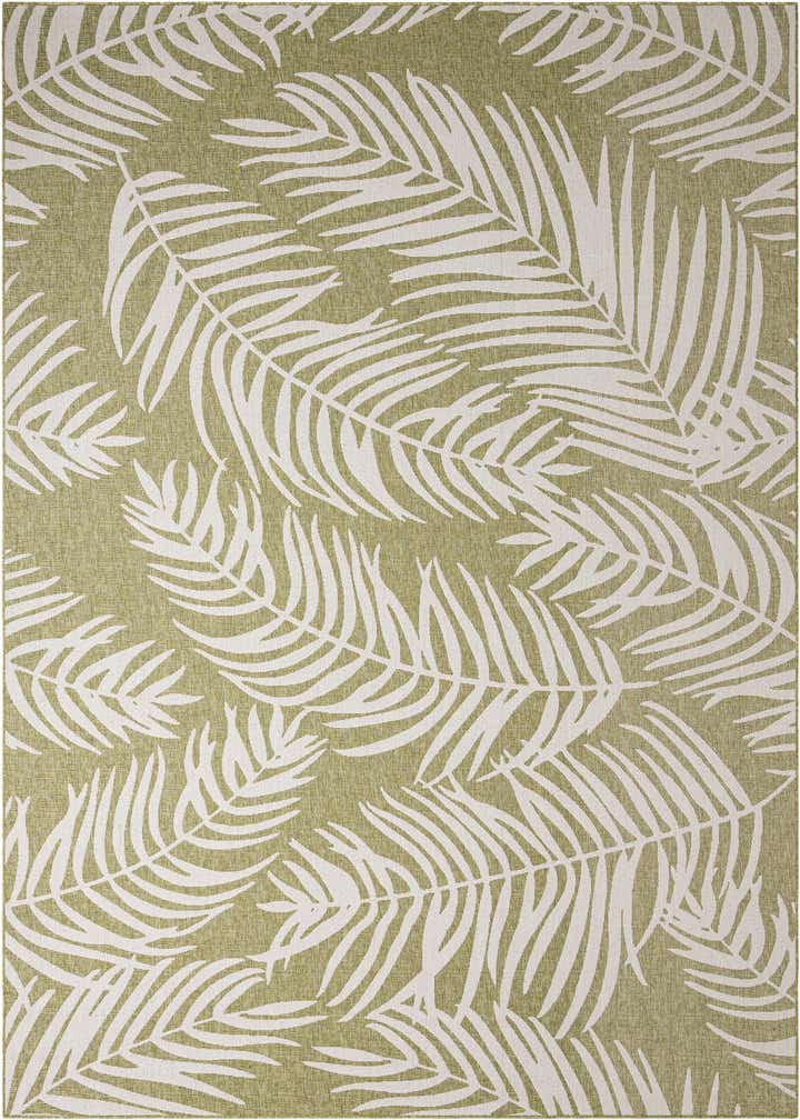 10' x 14' Easy-Clean Botanical Indoor / Outdoor Rug
