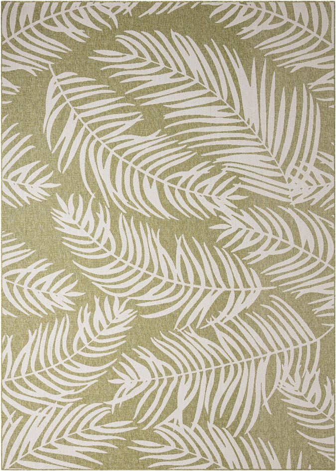 Detail image of 10' x 14' Easy-Clean Botanical Indoor / Outdoor Rug