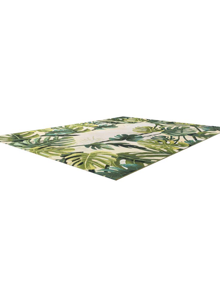 Detail image of 9' x 12' Easy-Clean Botanical Indoor / Outdoor Rug