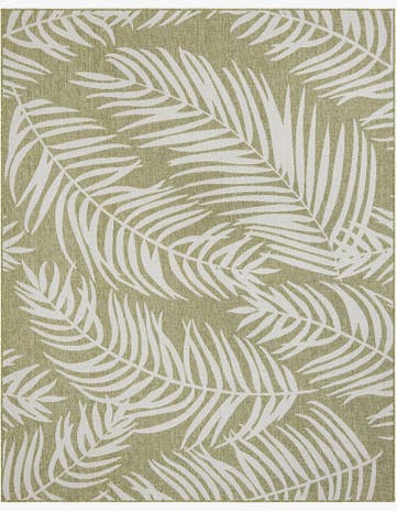 7' 10 x 10' Easy-Clean Botanical Indoor / Outdoor Rug