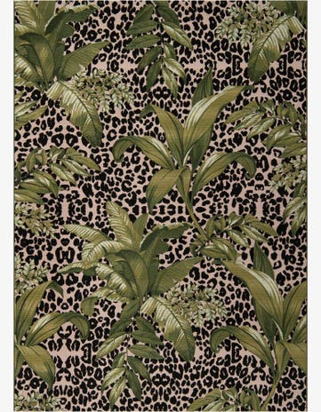 7' 10 x 11' Easy-Clean Botanical Indoor / Outdoor Rug