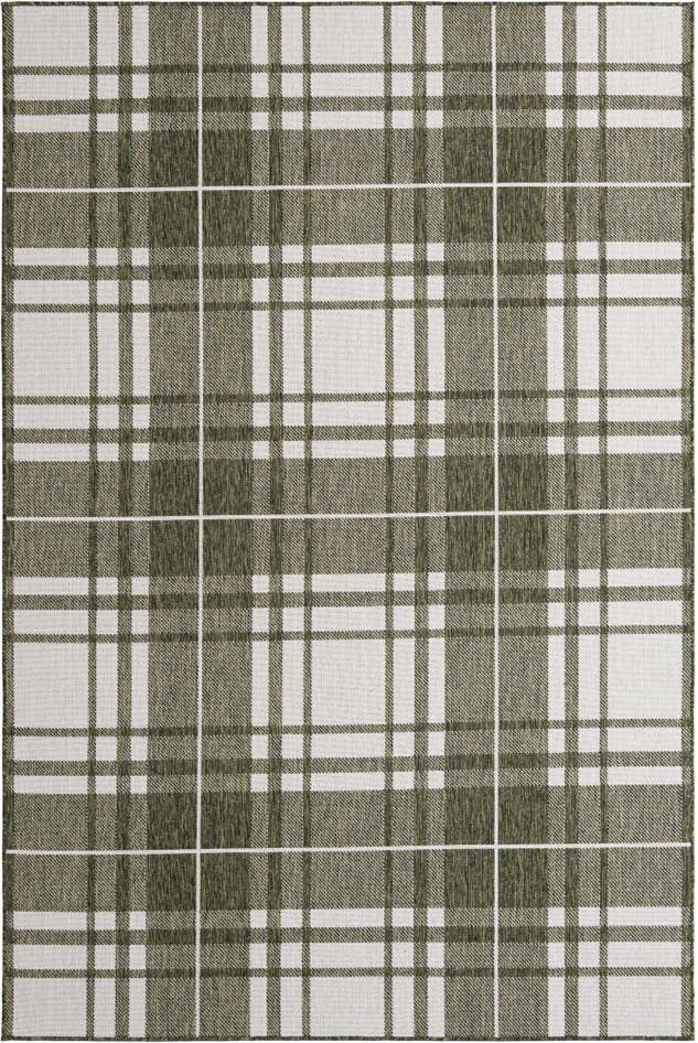Detail image of 6' x 9' Easy-Clean Checkered Indoor / Outdoor Rug