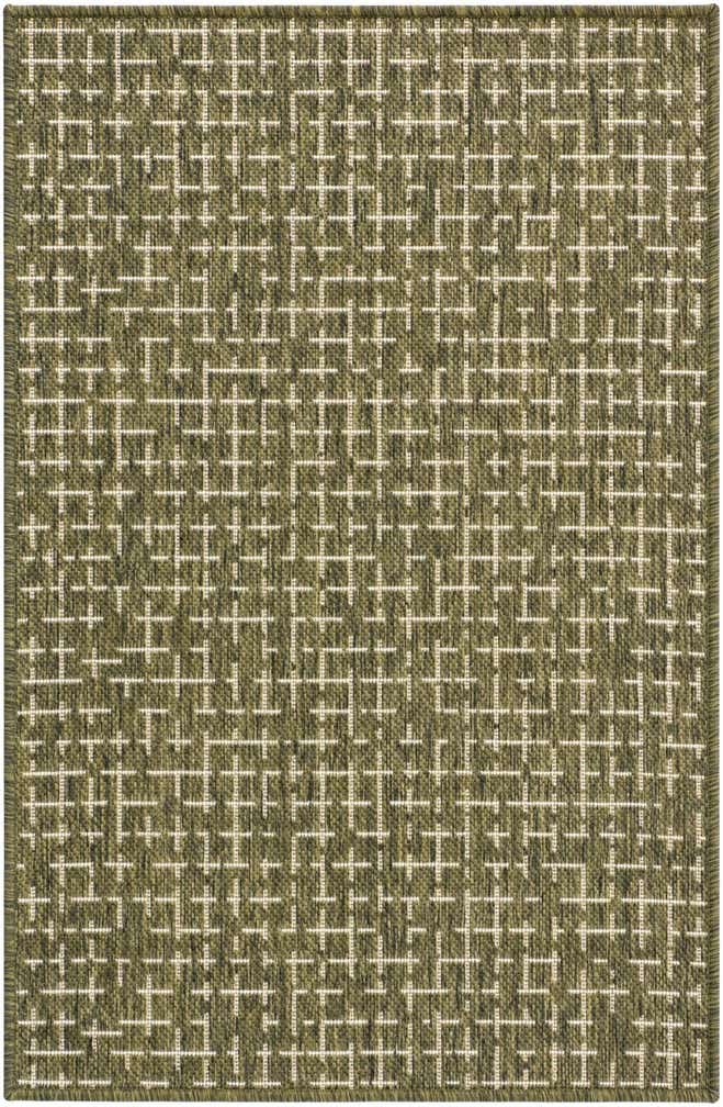 2' x 3' Easy-Clean Checkered Indoor / Outdoor Rug