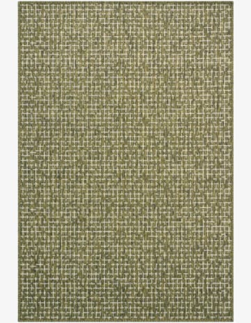 4' x 6' Easy-Clean Checkered Indoor / Outdoor Rug