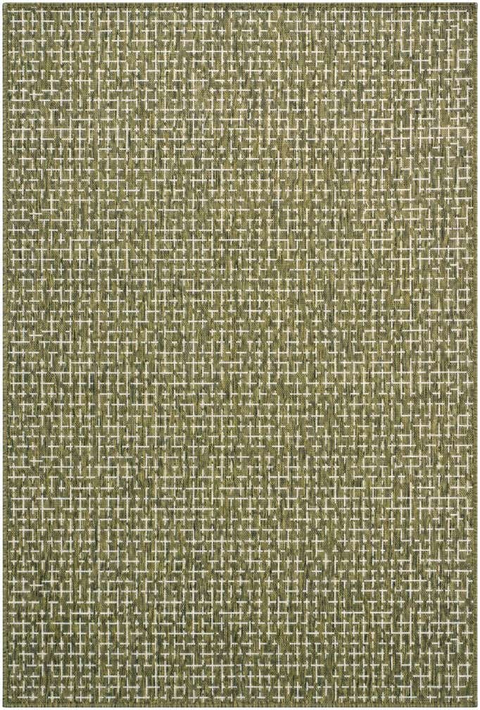 4' x 6' Easy-Clean Checkered Indoor / Outdoor Rug