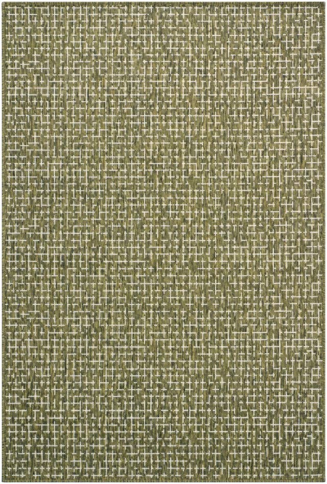 Detail image of 4' x 6' Easy-Clean Checkered Indoor / Outdoor Rug