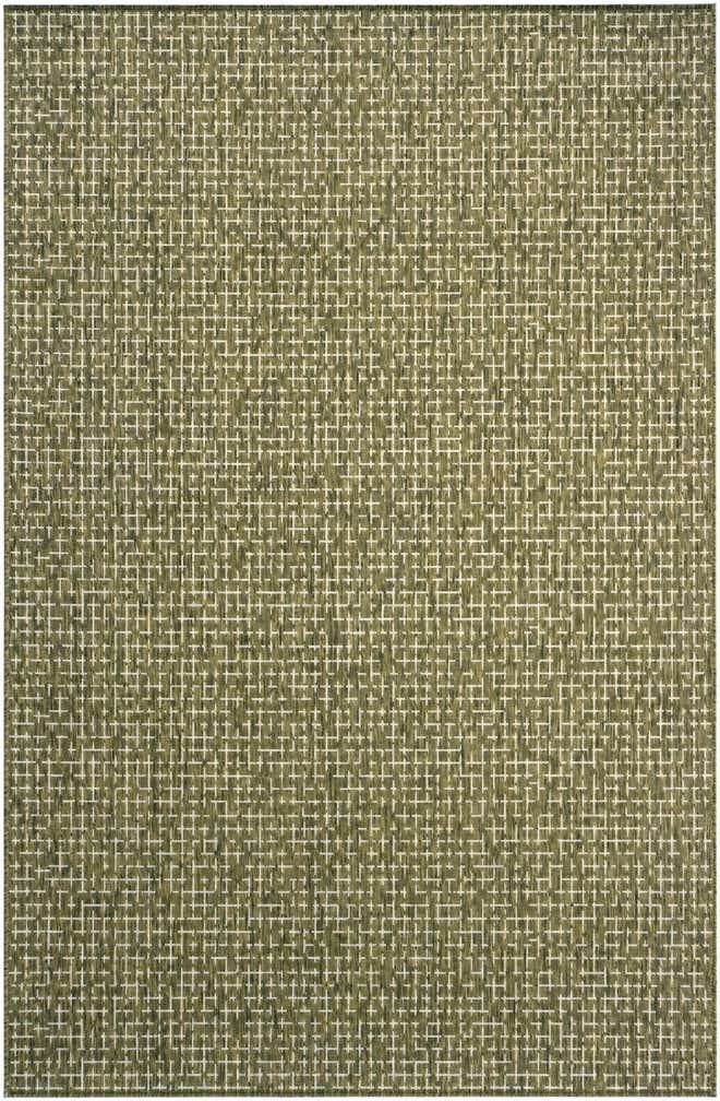 5' 3 x 8' Easy-Clean Checkered Indoor / Outdoor Rug