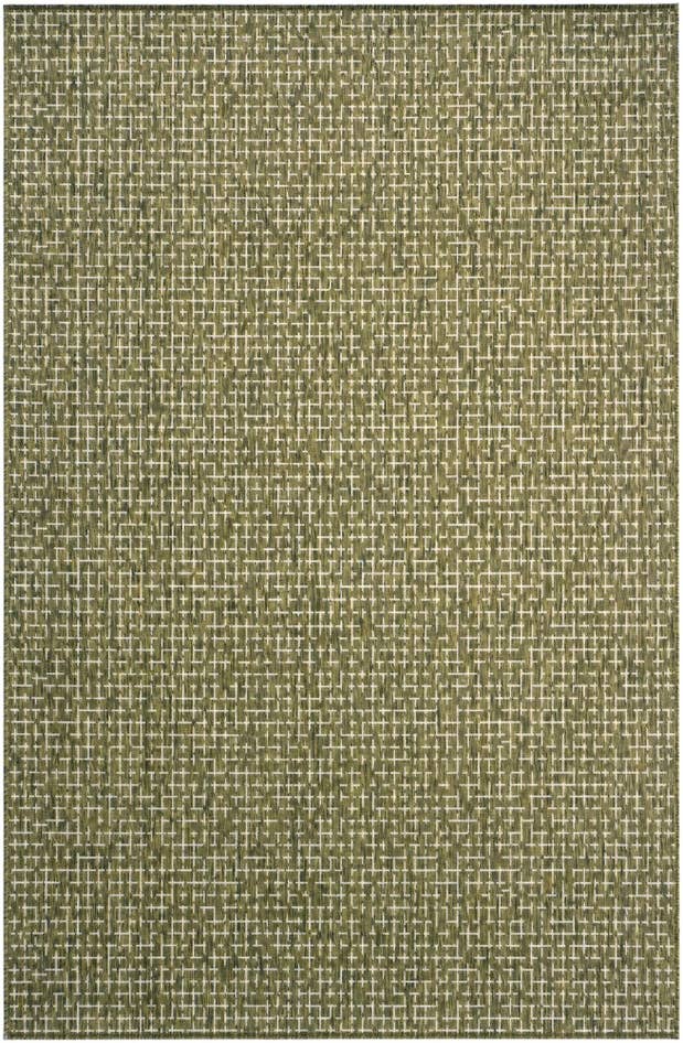 Detail image of 5' 3 x 8' Easy-Clean Checkered Indoor / Outdoor Rug