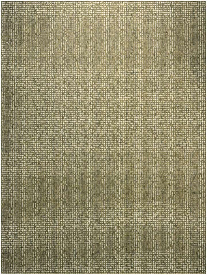 275cm x 365cm Easy-Clean Checkered Indoor / Outdoor Rug