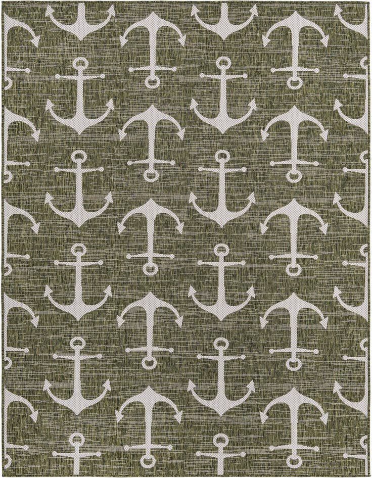 Detail image of 6' x 9' Easy-Clean Coastal Indoor / Outdoor Rug