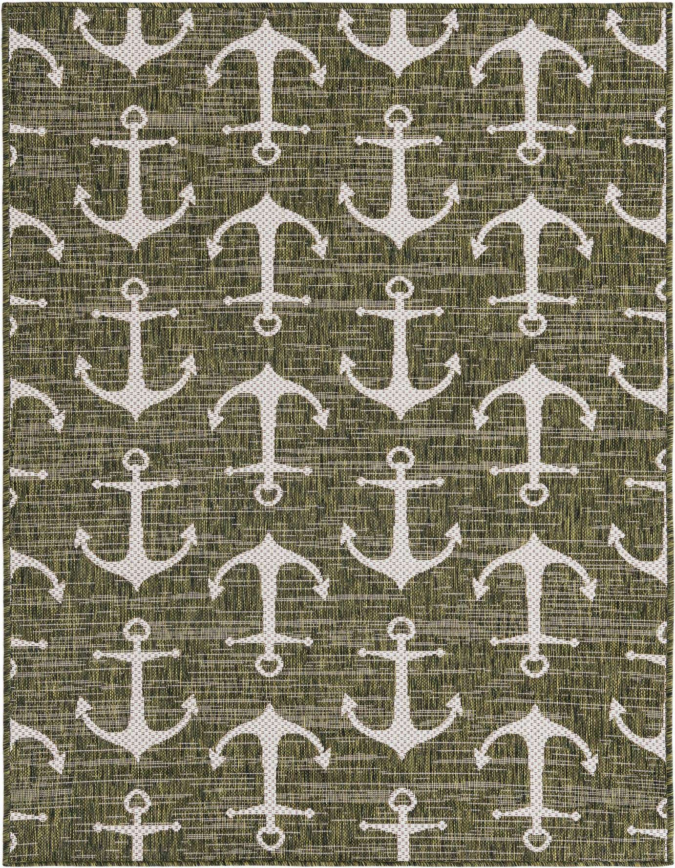 4' x 6' Easy-Clean Coastal Indoor / Outdoor Rug