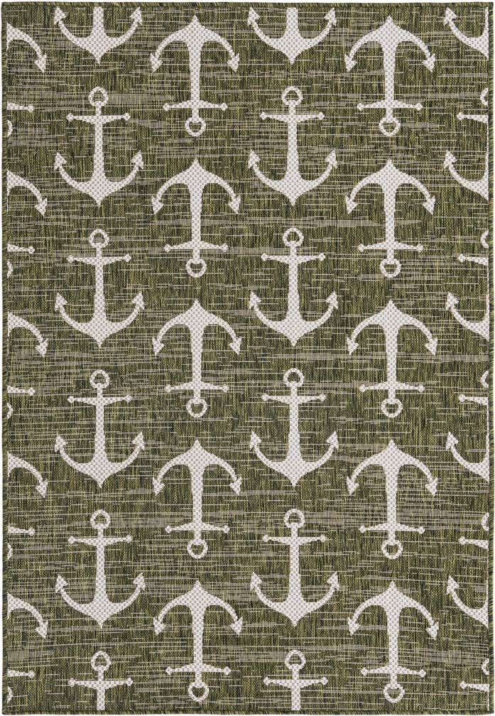4' x 6' Easy-Clean Coastal Indoor / Outdoor Rug