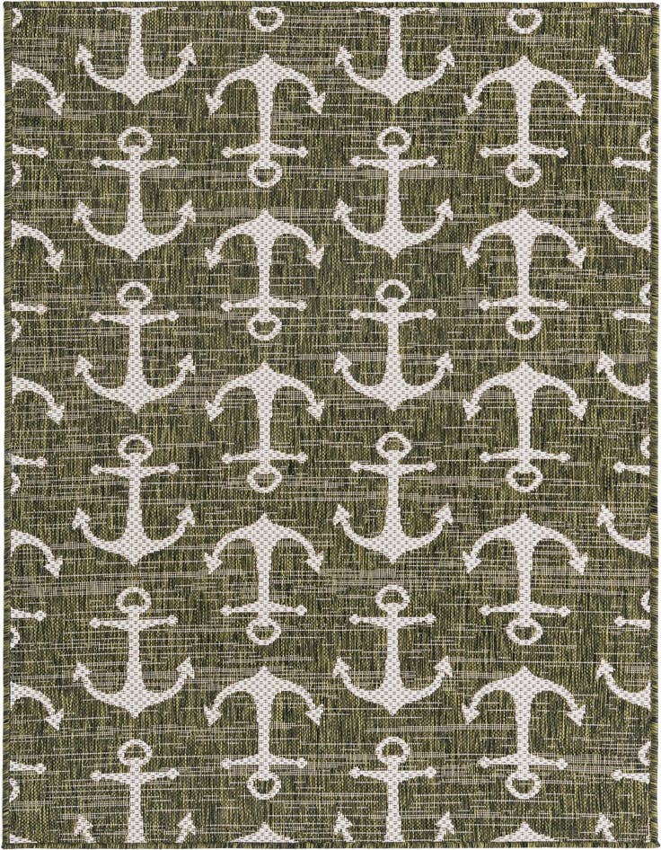 Detail image of 3' x 5' 3 Easy-Clean Coastal Indoor / Outdoor Rug
