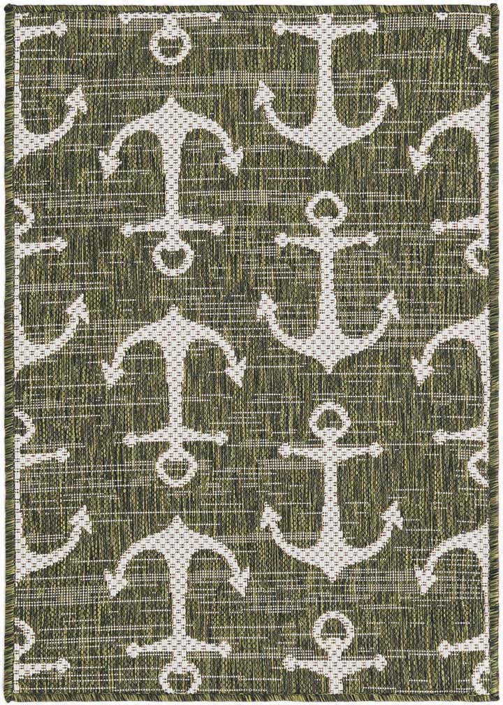 2' x 3' Easy-Clean Coastal Indoor / Outdoor Rug