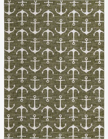 10' x 14' Easy-Clean Coastal Indoor / Outdoor Rug