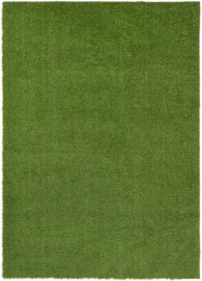 Detail image of 5' x 7' Easy-Clean Grass Indoor / Outdoor Rug