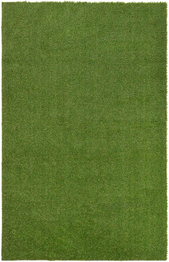 5' x 8' Easy-Clean Grass Indoor / Outdoor Rug