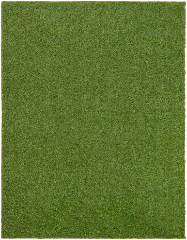 Detail image of 7' 10 x 10' Easy-Clean Grass Indoor / Outdoor Rug