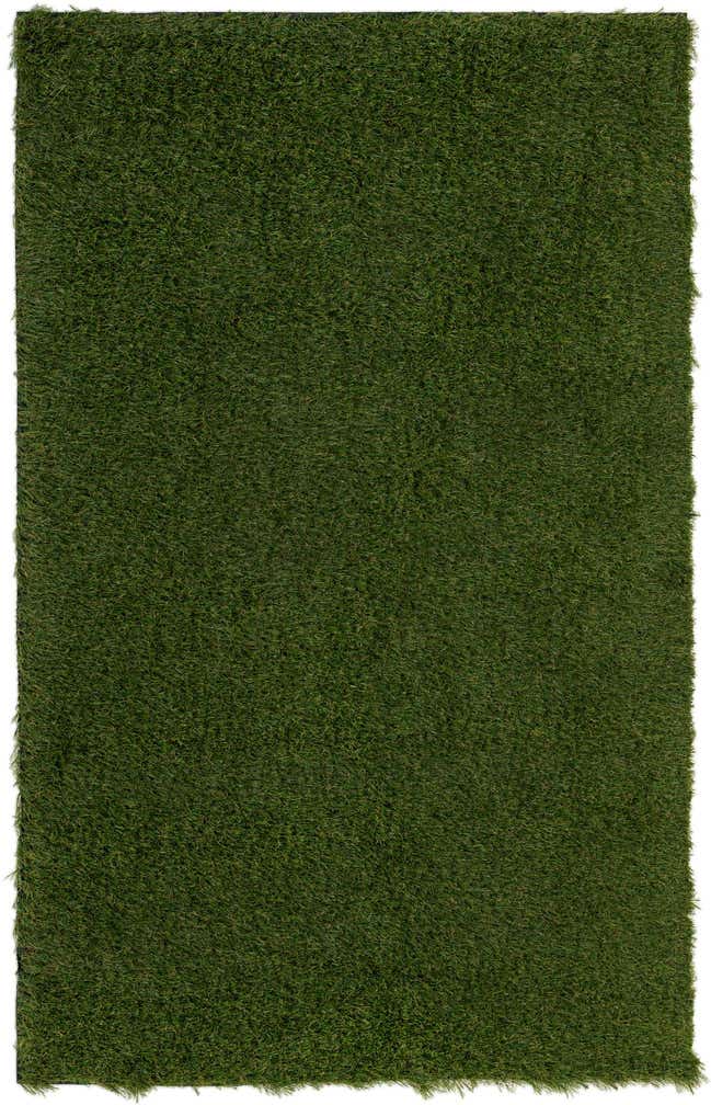 3' 3 x 5' 3 Easy-Clean Grass Indoor / Outdoor Rug