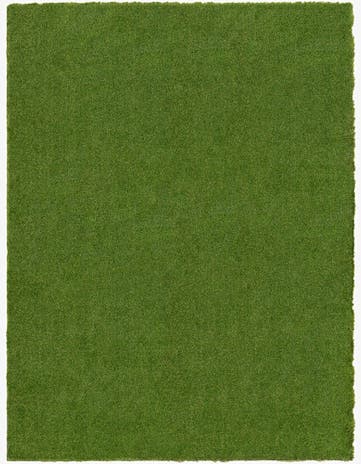 Green Easy-Clean Grass Indoor / Outdoor Rug