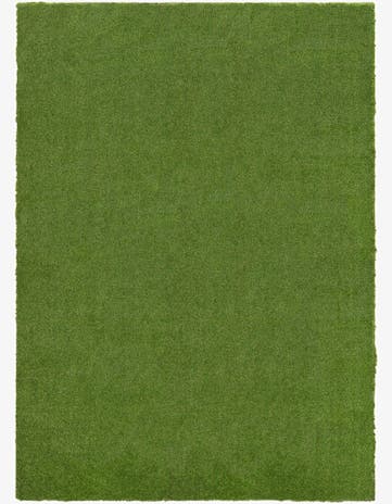 Green Easy-Clean Grass Indoor / Outdoor Rug