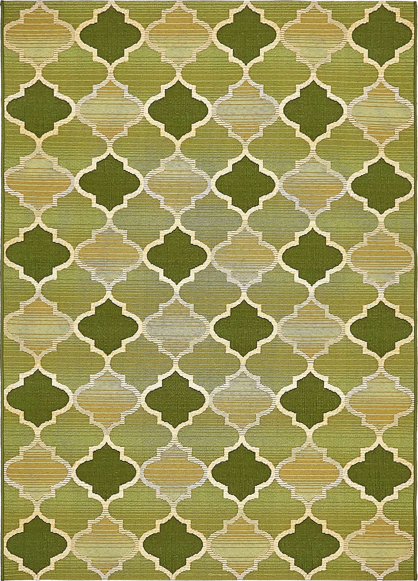 4' x 6' Easy-Clean Lattice Indoor / Outdoor Rug