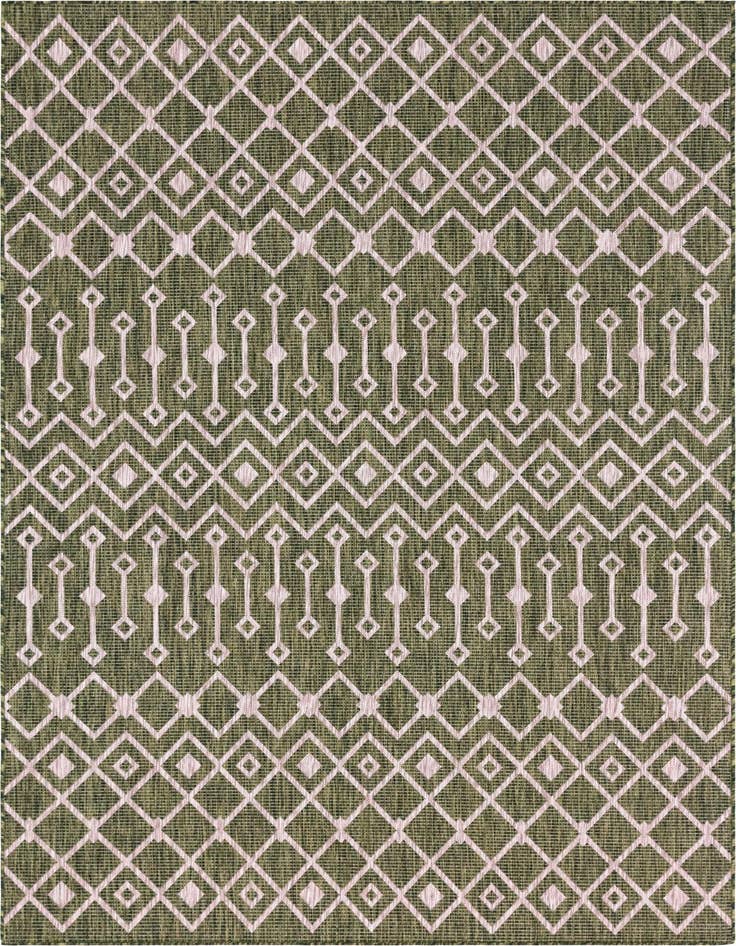 Detail image of 7' x 10' Easy-Clean Lattice Indoor / Outdoor Rug