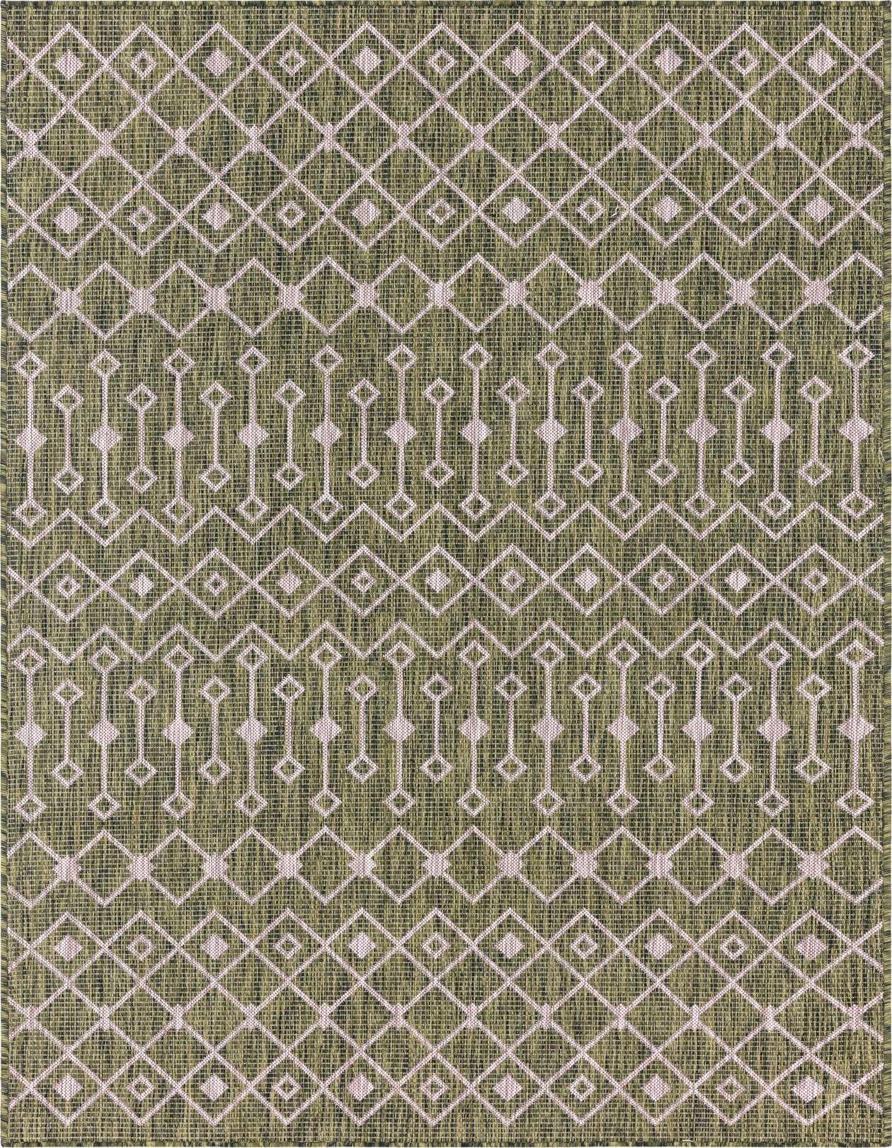 5' 3 x 8' Easy-Clean Lattice Indoor / Outdoor Rug
