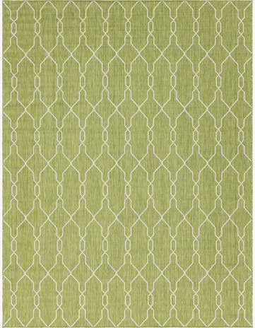 9' x 12' Easy-Clean Lattice Indoor / Outdoor Rug