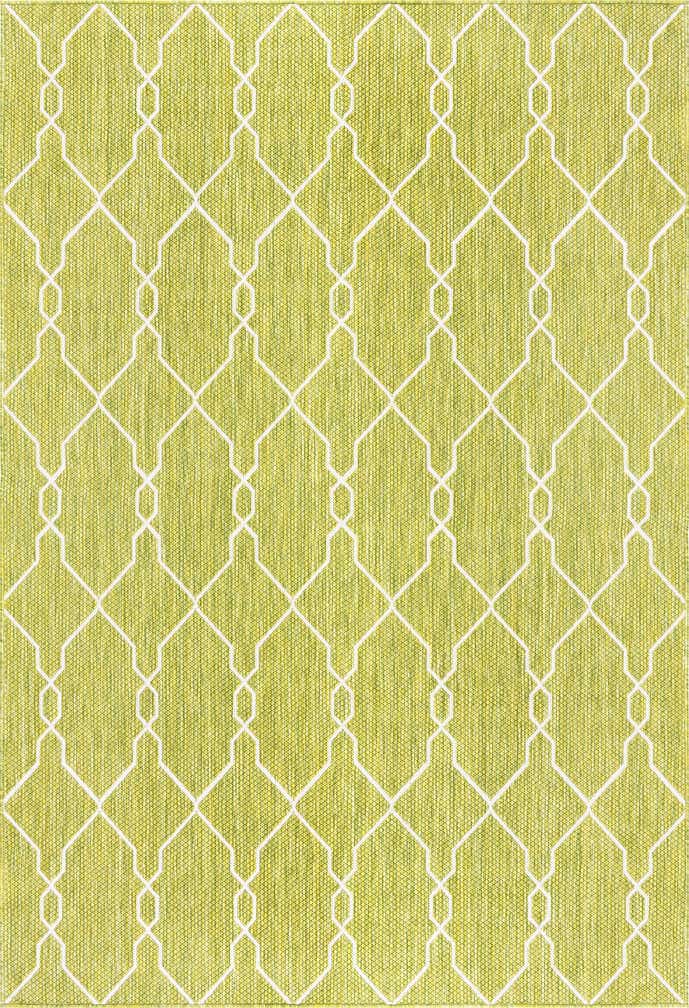 6' x 9' Easy-Clean Lattice Indoor / Outdoor Rug