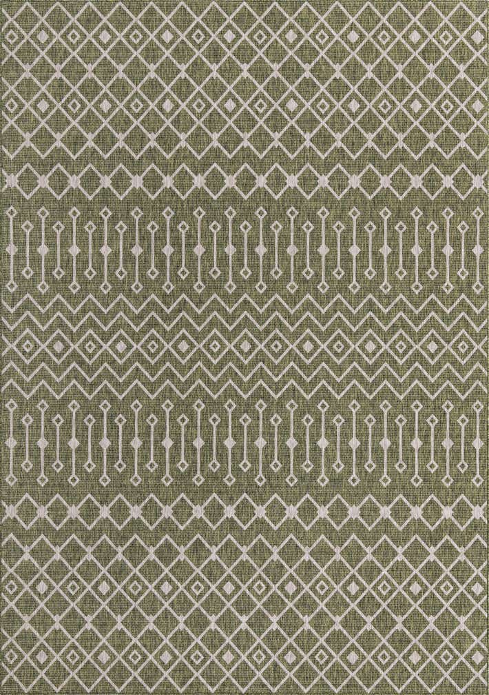 10' x 14' Easy-Clean Lattice Indoor / Outdoor Rug