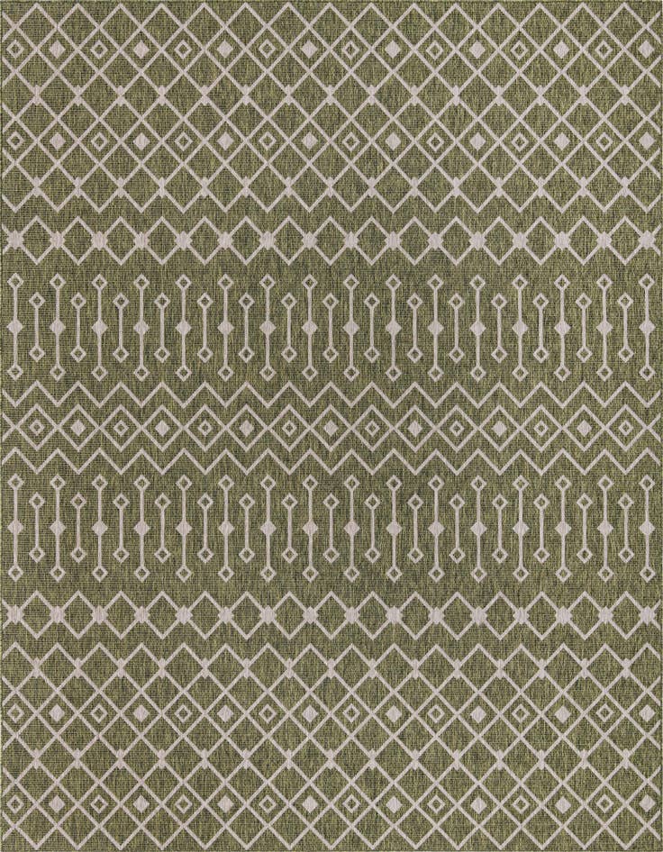 Detail image of 10' x 13' Easy-Clean Lattice Indoor / Outdoor Rug