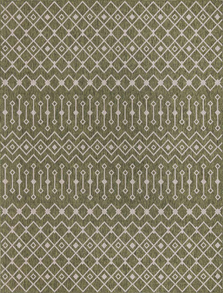 10' x 13' Easy-Clean Lattice Indoor / Outdoor Rug