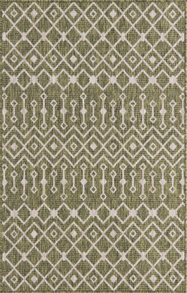 Detail image of 3' x 5' 3 Easy-Clean Lattice Indoor / Outdoor Rug