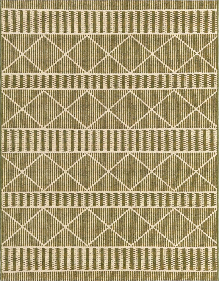 Detail image of 4' x 6' Easy-Clean Lattice Indoor / Outdoor Rug