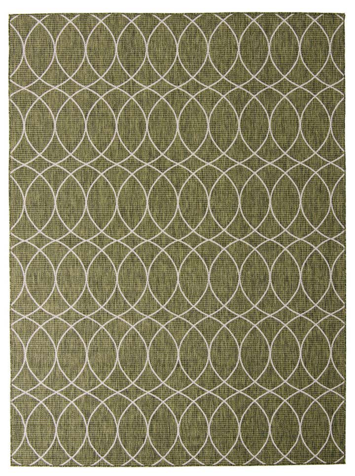 275cm x 365cm Easy-Clean Lattice Indoor / Outdoor Rug